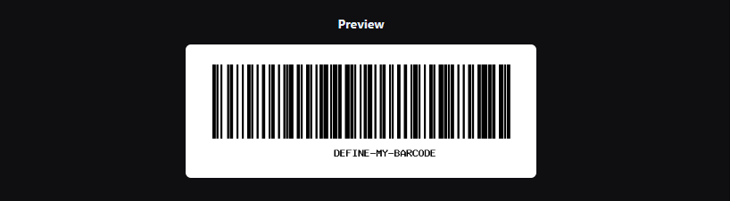 Barcode Generator