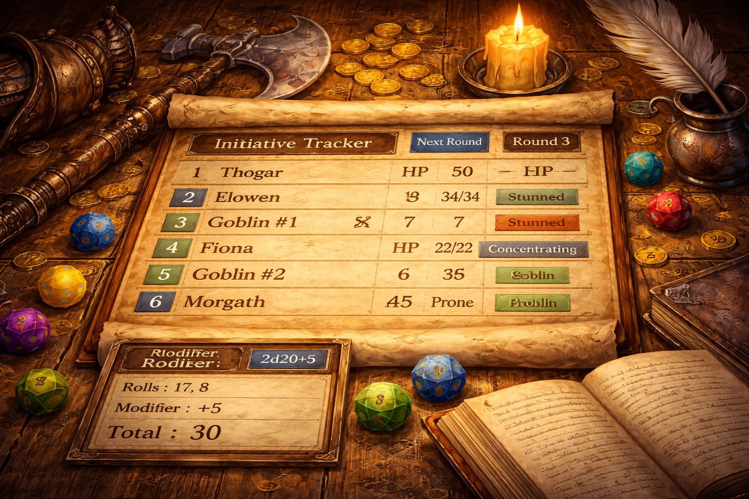 TTRPG Combat Suite